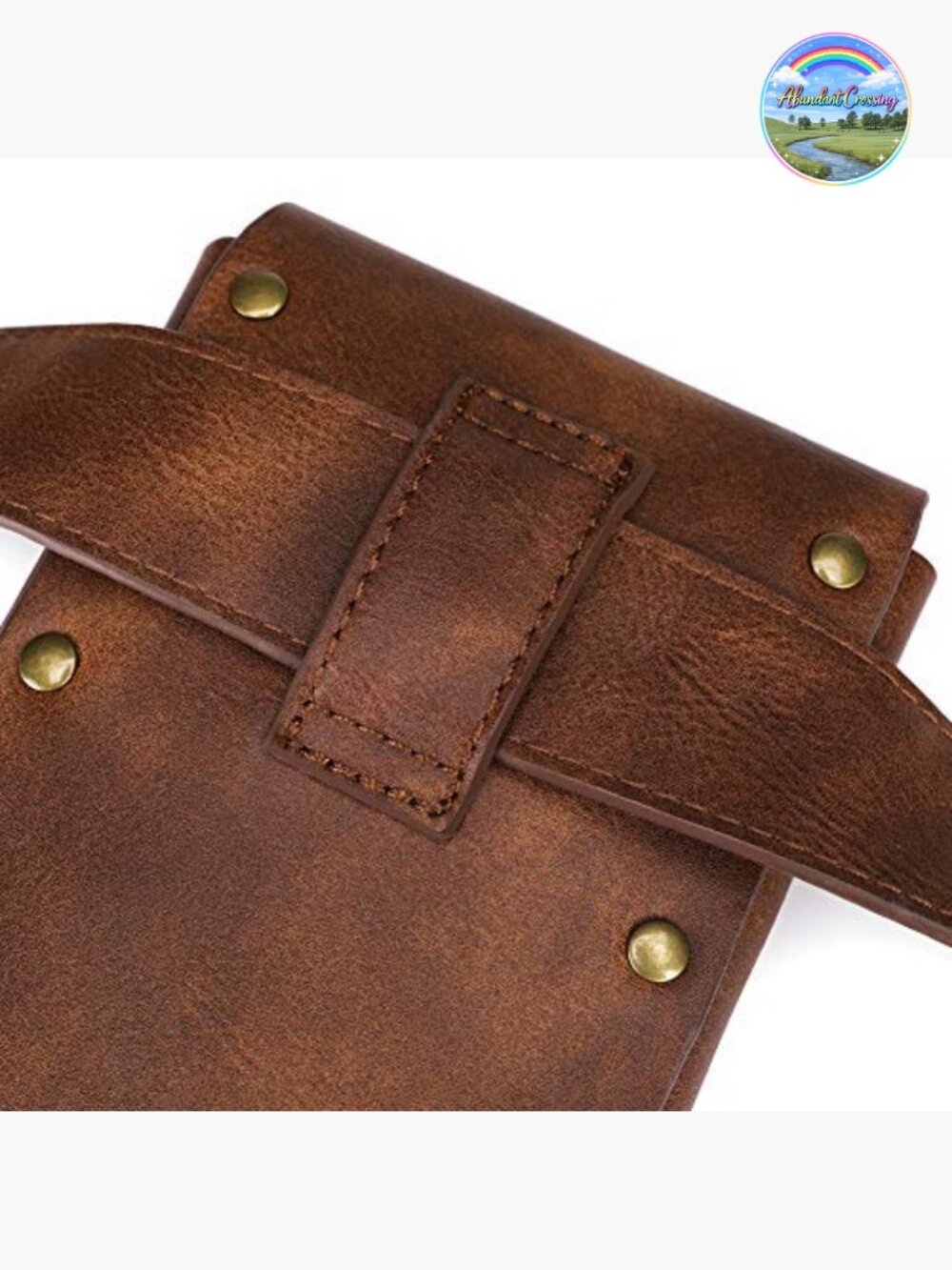 Medieval Vintage Waist Bag Belt Pouch Fanny Pack Faux Leather Phone Holder - Picture 5 of 6